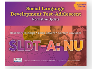Social Language Development Test-Adolescent: Normative Update preview