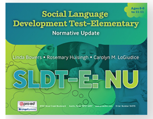 Social Language Development Test-Elementary: Normative Update preview