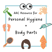 AAC Resource For Personal Hygiene + Body Parts preview