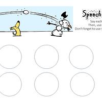 Speech Snowballs Home Exercise Sheet For Articulation preview