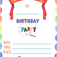 Birthday Invite preview
