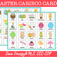 Easter Vocabulary Cariboo Cards preview