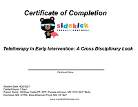 Teletherapy In Early Intervention: A Cross Disciplinary Look - image