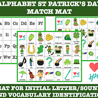 Alphabet Match Mat For St. Patrick’s Day preview