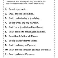 Positive Affirmations Writing preview