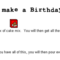 How to Make a Birthday Cake Social Story preview