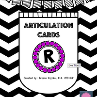 Pre-Vocalic /r/ Articulation Cards preview