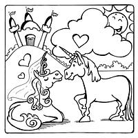 Following Directions With Visual Supports - A Unicorn and Castle Activity preview