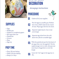 Easter Egg 60 Min Decoration Recipe preview