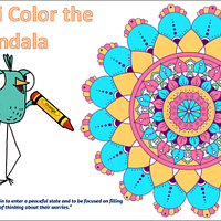 Help Kiki Color the Mandala preview