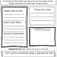 Love Definition Worksheet preview
