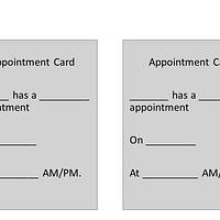 Appointment Cards preview