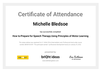How to Prepare For Speech Therapy Using Principles of Motor Learning - image