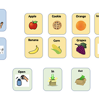 Kitchen/Food Low-Tech AAC Board preview