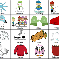 Winter Vocabulary/Parent Handout preview