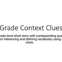 3rd Grade Context Clues #2 preview