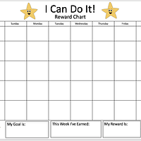 I Can Do It! Reward Chart preview