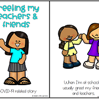 Social Story- Greetings At School During COVID preview