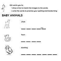 Spring Handwriting Resource preview