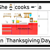 Thanksgiving Sentence Strip preview