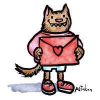 Werewolf Willie Loves Valentine's Day Fill-In Story preview