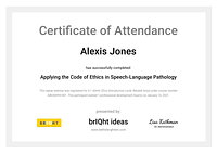 Applying the Code of Ethics In Speech-Language Pathology - image