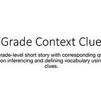 5th Grade Context Clues #2 preview