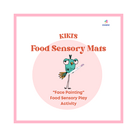 Kiki's Food Sensory Mats: "Face Painting" Food Sensory Play Activity preview