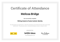Writing Goals to Foster Autistic Identity - image