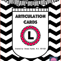 /l/ Articulation Cards preview