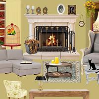 Living Room Build a Scene: Speech and Language Activities preview